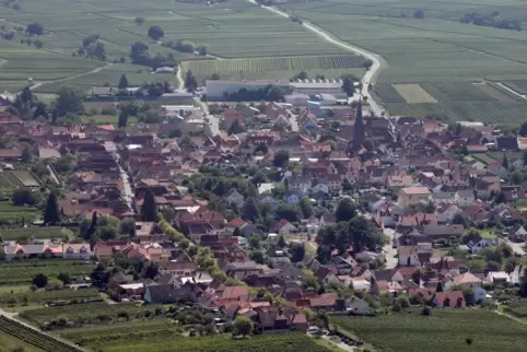 Blick auf Rhodt.