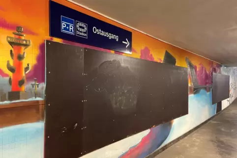 Soll erneuert werden: Street Art im Hauptbahnhof. 