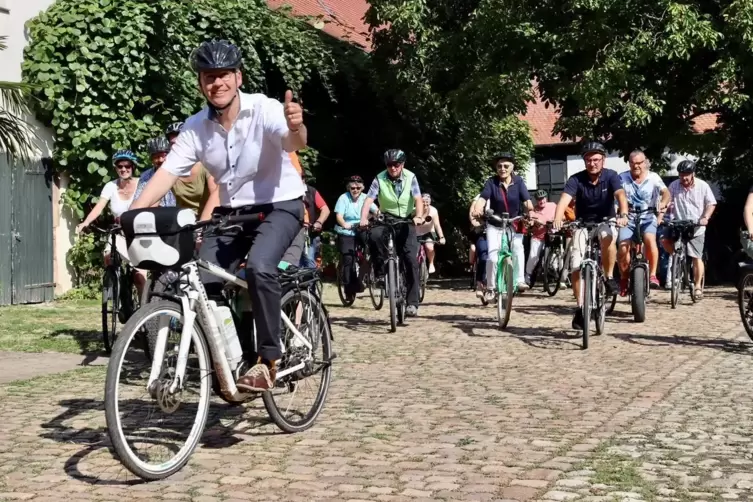 330 Radfahrer nahmen am Stadtradeln teil. 