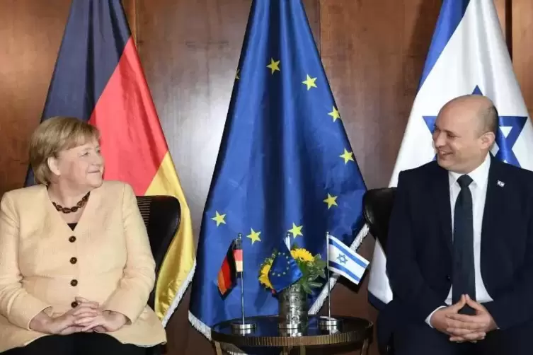 Bundeskanzlerin Angela Merkel in Jerusalem