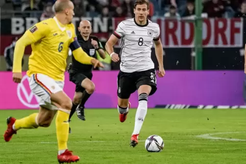 Ball- und Antreiber: Leon Goretzka im Spiel gegen Rumänien.