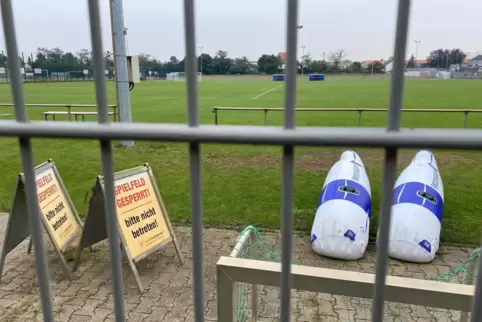 Training abgesagt: Bis Mittwoch ist am Alsenweg wenig los. 