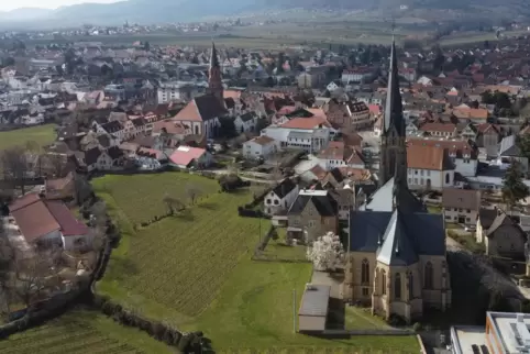 Blick auf Edenkoben