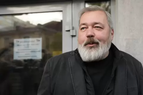 Erhielt zusammen mit der philippinischen Journalsitin Maria Ressa den diesjährigen Friedensnobelpreis: Dmitri Muratow.