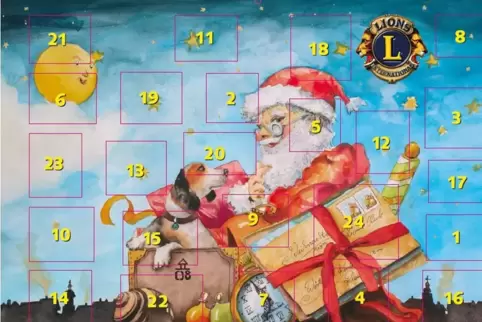 Hinter den jeweils 24 Türchen der 5500 Adventskalender, die es für je fünf Euro zu kaufen gibt, verbergen sich teils wertvolle P