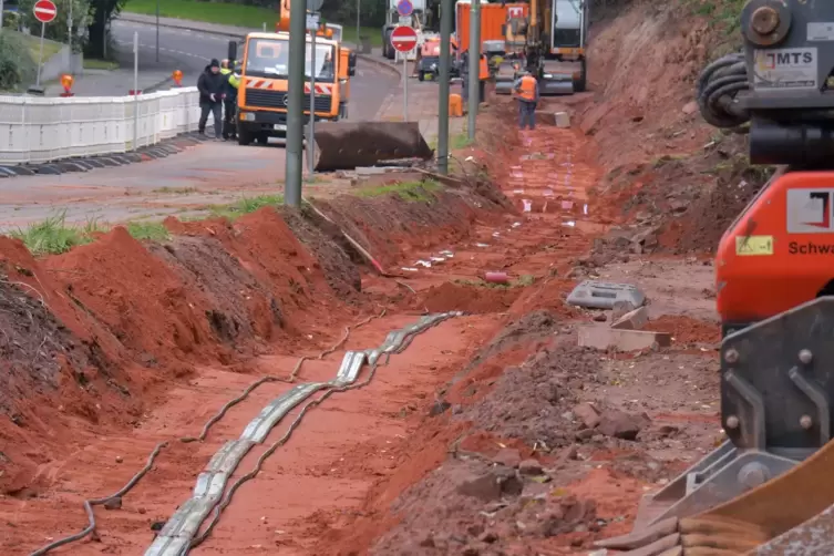 &Auml;rgernis am Betzenberg: Dauerbaustelle Kantstra&szlig;e. 