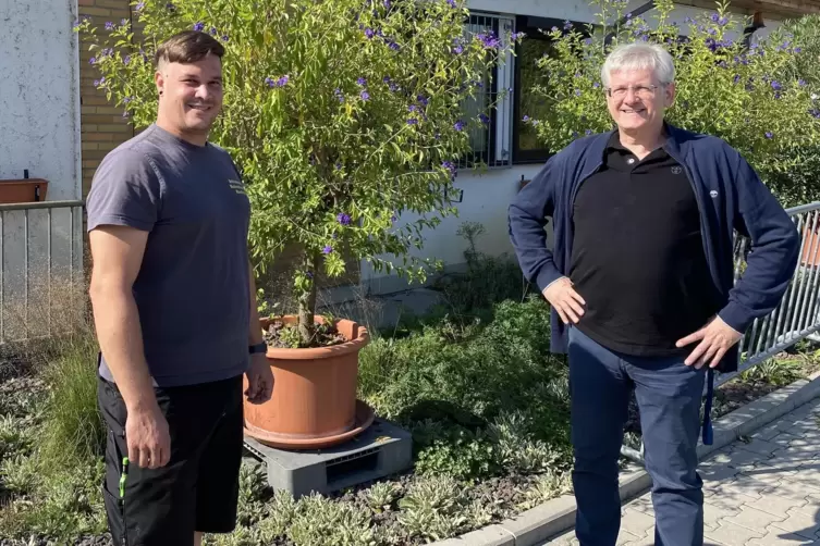 Der neue Betriebshofleiter Markus Michel (links) und Bauamtsleiter Thomas Krau&szlig;. 
