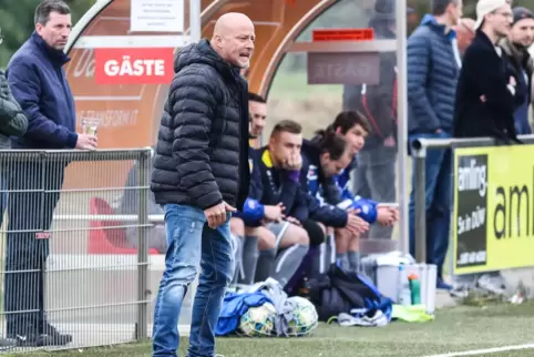 Der neue SC-Trainer Norbert Prehn war nicht erfreut über das, was er auf dem Platz sah.