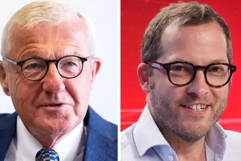 Verleger Dirk Ippen (links), „Bild“-Chefredakteur Julian Reichelt. 