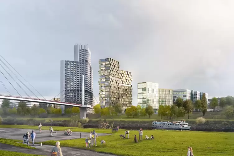 Und so soll das neue Geb&auml;ude-Ensemble einmal aussehen.