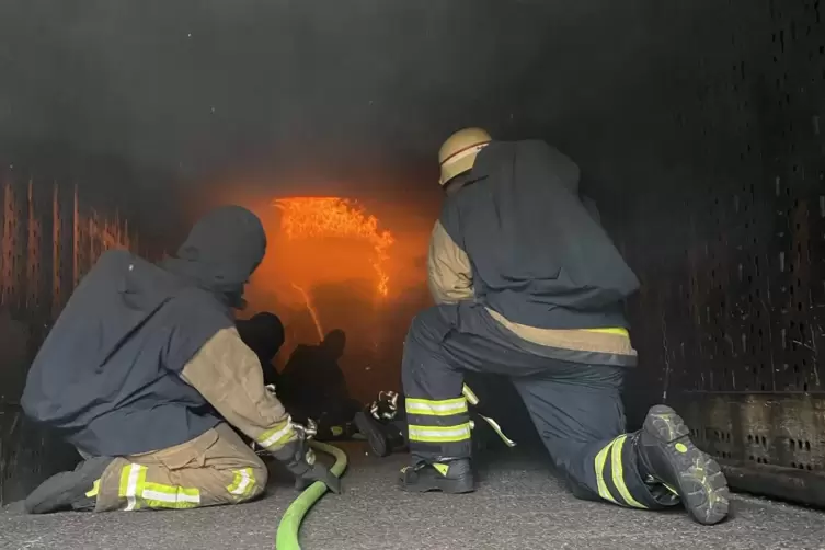  L&ouml;sch&uuml;bung in der Firebox. 