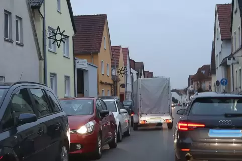 Stark befahren: die Ludwigstraße in Waldsee.