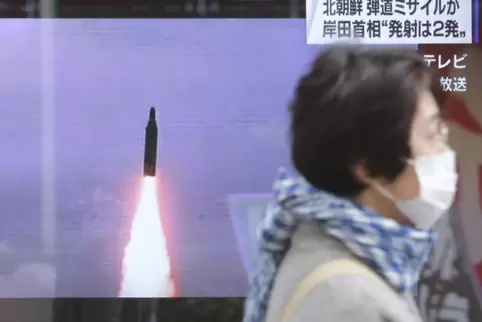 Nordkorea feuerte seine Rakete von einem U-Boot aus ab.