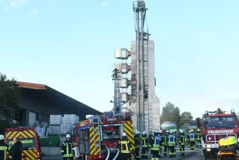 Großeinsatz am Dienstagabend. Großeinsatz am Dienstagabend.