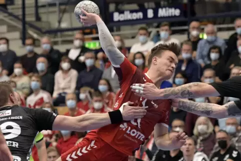 Max Neuhaus sorgte für die Wende. Der Spielmacher hatte entscheidenden Anteil am Sieg der Eulen Ludwigshafen gegen Nordhorn-Ling