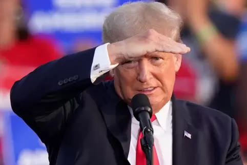 Geschäftserfolg in Sicht? Ex-US-Präsident Donald Trump. 