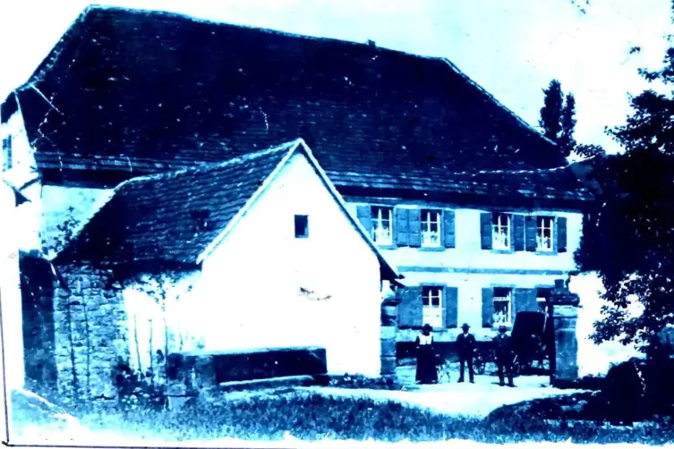 Die M&uuml;hle um 1900. 