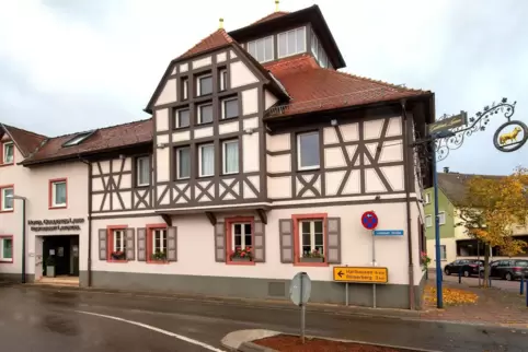 Ist ab Ende dieser Woche nur noch ein Hotel: das „Goldene Lamm“ in Dudenhofen. 