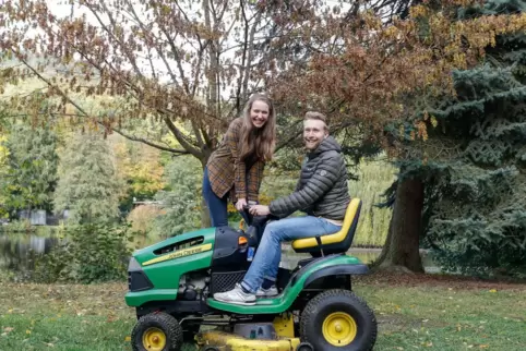 Führen seit August den Campingplatz auf dem Pfrimmerhof: Silke Alischer und Daniel Pfenning, die aus München in die Nordpfalz um