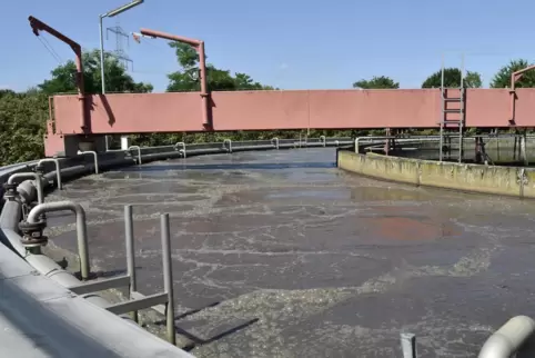 Die Kläranlage in Lambsheim kann 190 Liter Schmutzwasser pro Sekunde aufnehmen. 