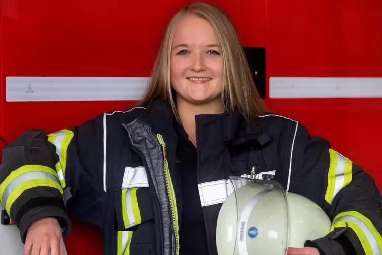 Jugendwartin bei der Freiwilligen Feuerwehr: Selina Lutzke aus Schwegenheim. 