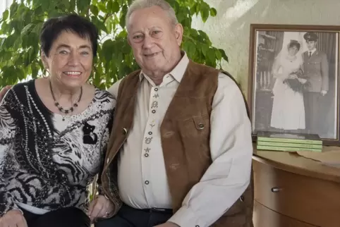 Feiern Diamantene Hochzeit: Ruth und Eckhard Adler.