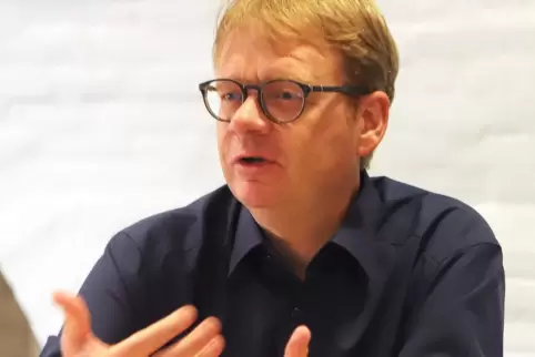 Thomas Gebhart bei einem Besuch in der RHEINPFALZ-Redaktion. 