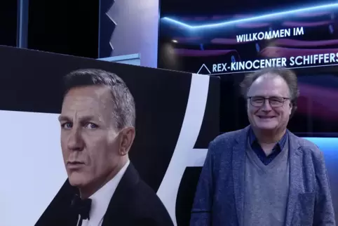 Zwei, die ins Kino locken wollen: Daniel Craig und Thomas Sauer in der Mission Filmabenteuer. 