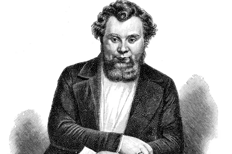  Robert Blum, Politiker und Dichter.