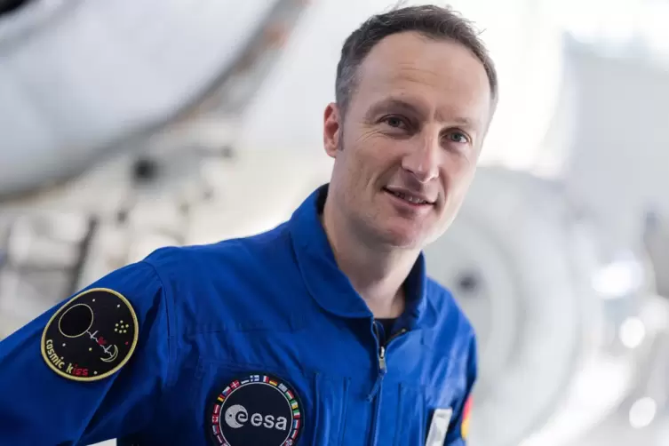Soll am Sonntag ins All fliegen: Astronaut Matthias Maurer.