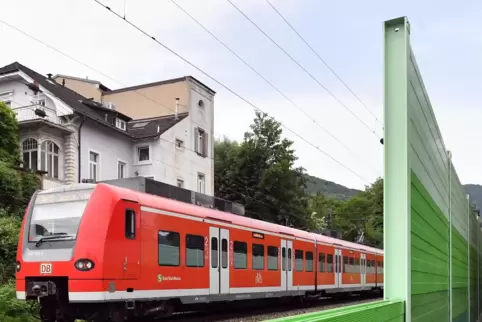So sehen die Schutzwände aus. 