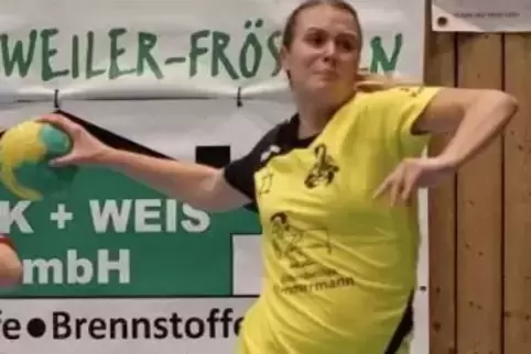 Seit ihrem vierten Lebensjahr spielt Lara Hasenstab Handball beim TV Thaleischweiler. 