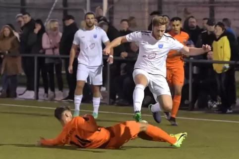 Führungsspieler: TuS-Kapitän Björn Weisenborn, hier gegen Speyer. 