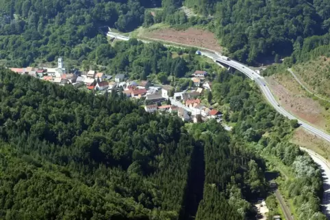 Blick auf Rinnthal.