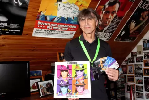Armin Eckmajer in seinem „Udo-Archiv“. 