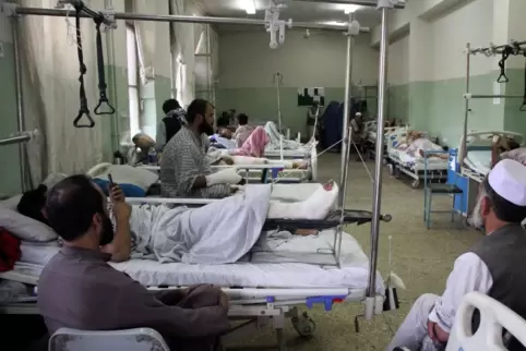 Die Krankenhäuser der afghanischen Hauptstadt Kabul (Archivbild) sind voll. Nun hat es einen schweren Anschlag auf eine Klinik g