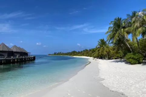 Hoffnung auf mehr Fernreisende: die Insel Kuredu auf den Malediven. 