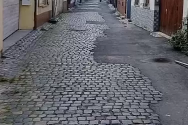 Fr&uuml;her: Die Lauergasse vor Umbau 