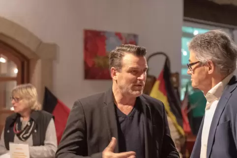 Marco Haber im Gespräch mit Fritz Fuchs.