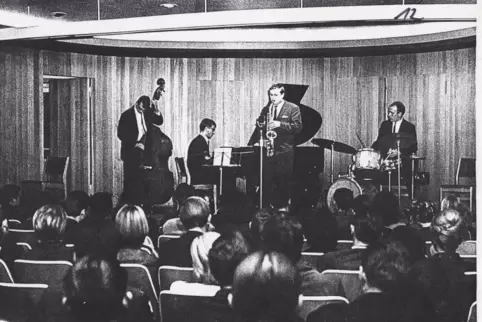 Die Volker-Klimmer-Band im Amerikahaus: Foto aus den 50er Jahren.