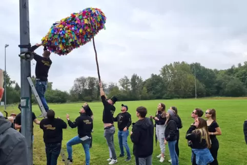 Die Straußjugend Reichweiler und der Vereinsring sammelten fleißig Spenden.