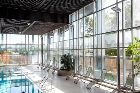 Für eine Übergangszeit nochmals hergerichtet: das Wörther Hallenbad.