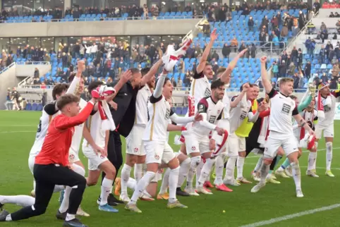 Jubelt der FCK auch am Jahresende wie hier in Saarbrücken? 
