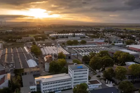 Werksgelände von KSB in Frankenthal. 
