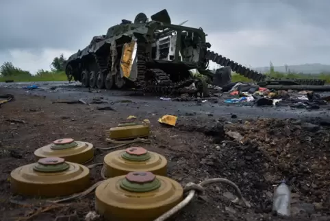 Landminen haben seit 2014 auch im UKrainekonflikt eine verheerende Rolle gespielt.