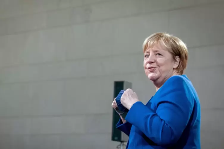 Bundeskanzlerin Angela Merkel bietet einen Bund-Länder-Gipfel zu Corona an.