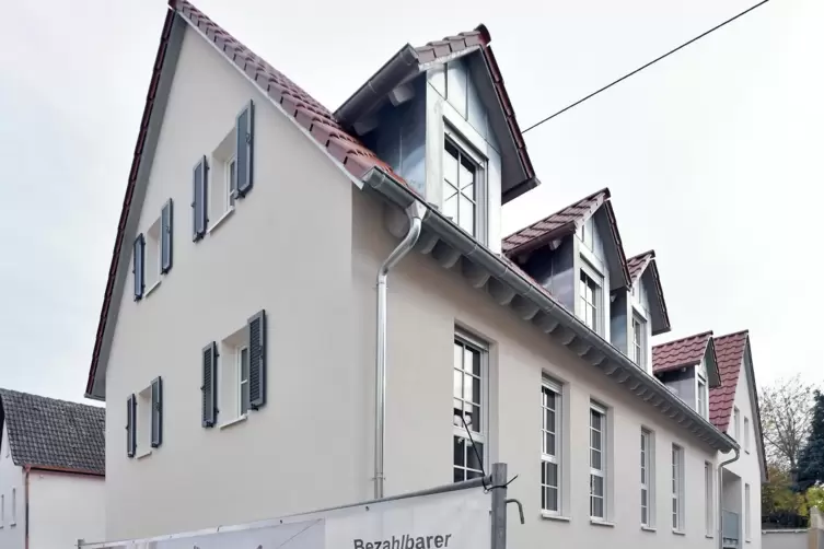 Architektur passt sich der Umgebung an: das Gebäude in der Maikammerer Neugasse. 