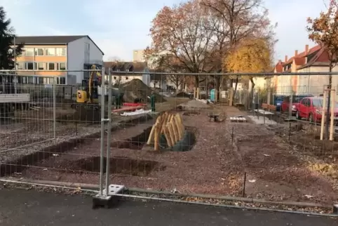 2018: Umgestaltung in der Josef-Schmitt-Straße.