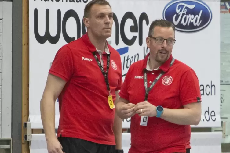 Die VTZ-Trainer Philip Wiese und Kai Schumann wollen mit ihrem Team im Rheinhessischen den Schalter umlegen.