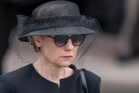 Maike Kohl-Richter bei der Trauerfeier für ihren Mann, Altbundeskanzler Helmut Kohl, am 1. Juli 2017 in Speyer.